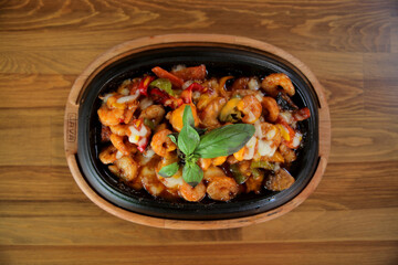 chicken and vegetables