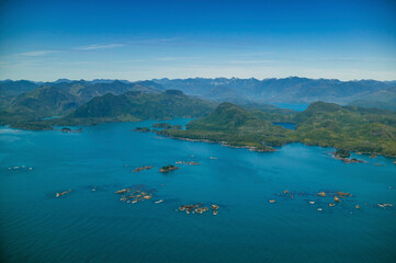 Stock Aerial Photo of North West Coast Vancouver Island British Columbia, Canada