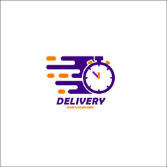 delivery logo template Free Vector