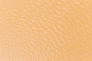 A meadow of dirty brown water after a muddy background rain