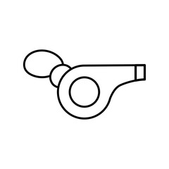 Isoalted whistle icon