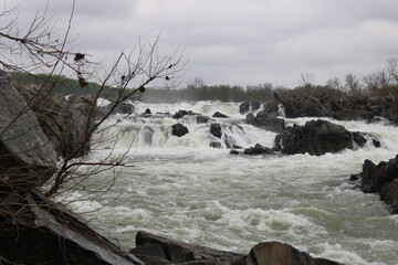 A gushing waterfall © Max