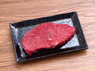 国産牛ステーキ肉　ランプ