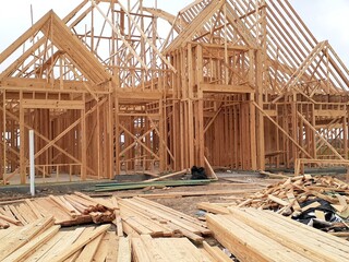 a new large  building under construction