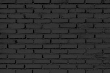 Modern black brick wall texture for background