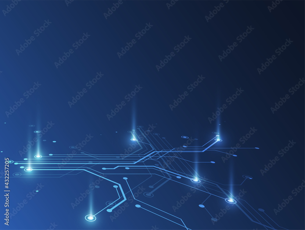 Poster internet connection, abstract sense of science and technology graphic design background. vector illu