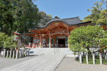 Obraz premium 長岡天満宮 拝殿 京都府長岡京市
