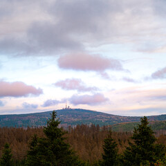 Views of the Brocken in the Harz Mountains
