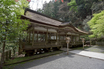 由岐神社　拝殿　京都市左京区
