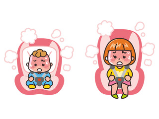 熱中症になりそうな子供　高熱　高温　脱水症状