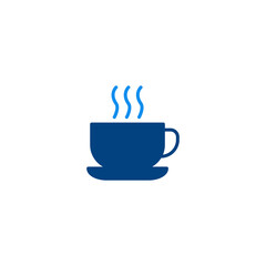 Coffe cup flat icon vector for computer, web and mobile app