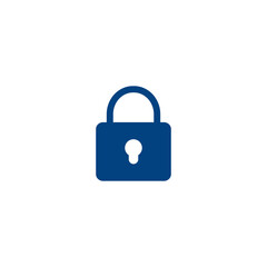 Lock Flat icon vector for computer, web and mobile app