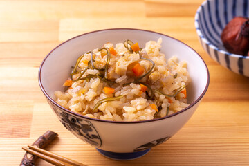 すき昆布の炊き込みご飯