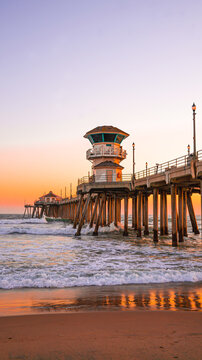 Sunset at the pier