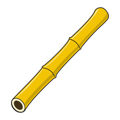 Naklejka premium bamboo vector illustration,isolated on white background