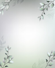 beautiful flora decoration with copy space
