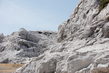 Fototapeta na wymiar 和歌山　白崎海洋公園　石灰岩