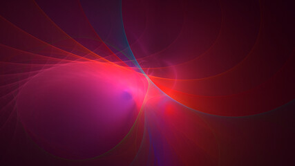 3D rendering abstract colorful fractal light background