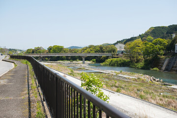 Fototapeta na wymiar 奈良県の吉野川