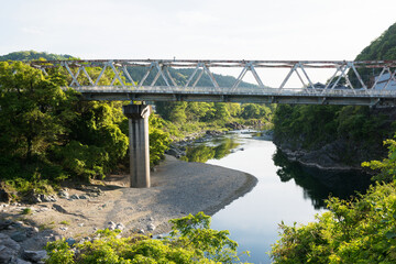 Fototapeta premium 奈良県の吉野川