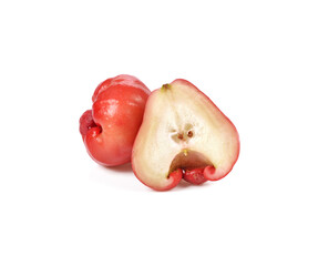 rose apple isolated on the white background