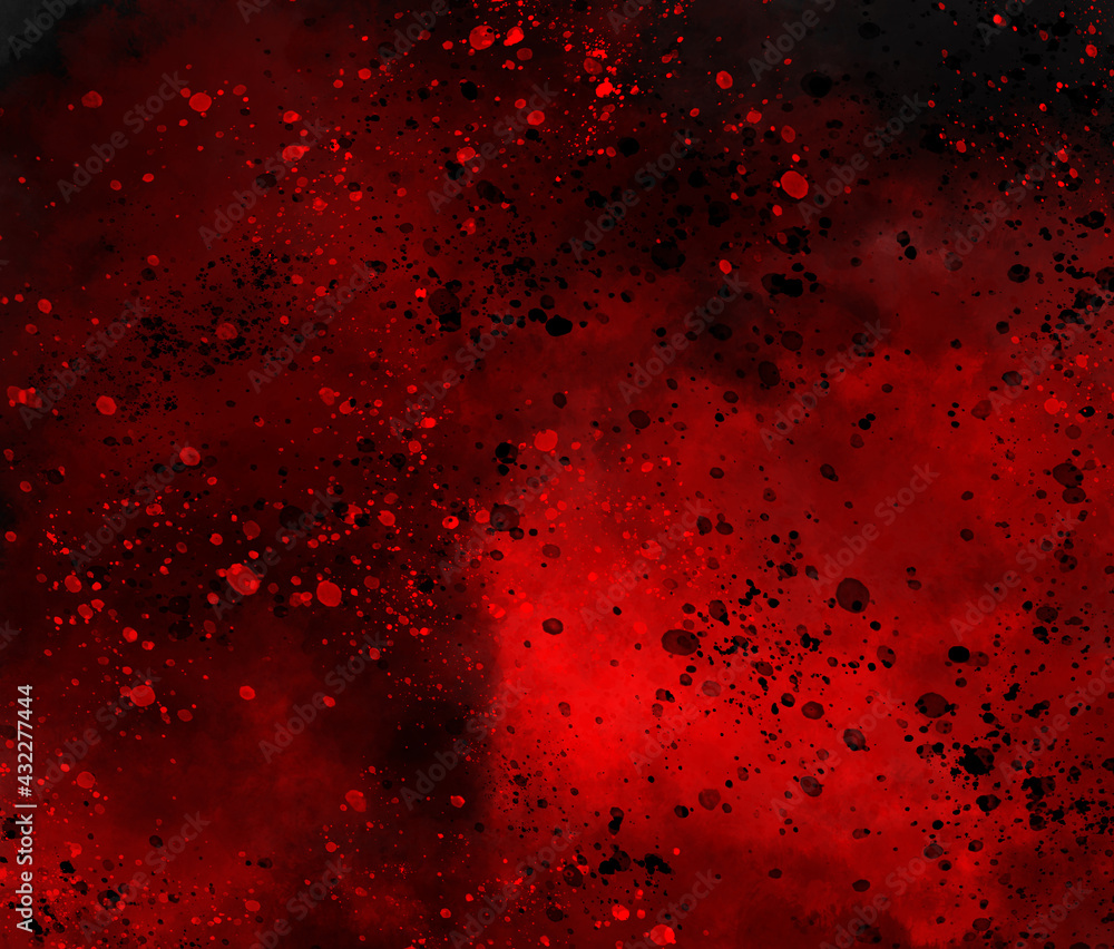 Canvas Prints dark red deep gloomy saturated black splattered abstract background
