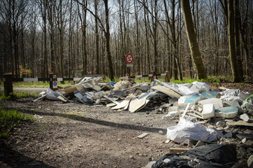 Pollution in the forest