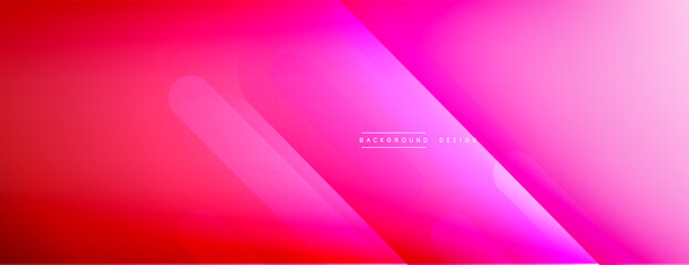 Fototapeta premium Dynamic lines abstract background. 3D shadow effects and fluid gradients. Modern overlapping forms