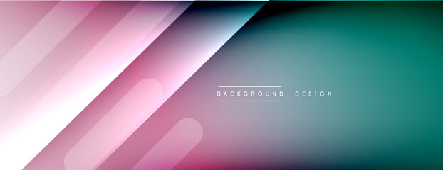 Dynamic lines abstract background. 3D shadow effects and fluid gradients. Modern overlapping forms