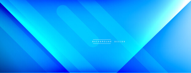 Fototapeta premium Dynamic lines abstract background. 3D shadow effects and fluid gradients. Modern overlapping forms