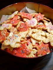 Butterplätzchen mit Zuckerguss 