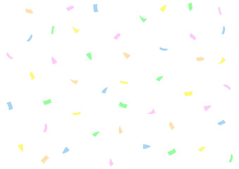 紙吹雪　かわいい　カラフル　星　背景