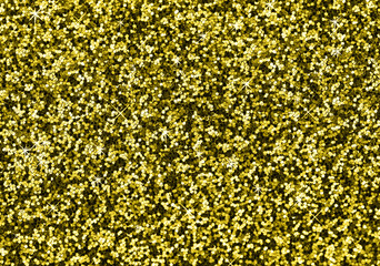 Shiny yellow gold background. Sparkling glitter digital paper