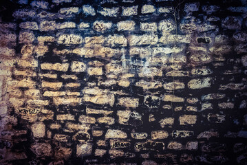 Old stone textured wall background.