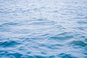 Blue water wave in the lake background