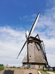 dutch windmill in the country