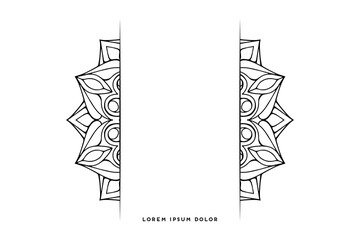 Dreamy wallpaper with mandala pattern