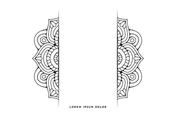 Obraz premium Dreamy wallpaper with mandala pattern