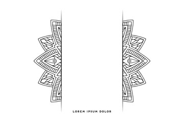 Dreamy wallpaper with mandala pattern