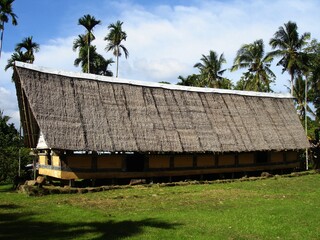 Fototapeta na wymiar Airai State Bai. A bai functioned as a meeting house for the governing elders in the old times in Palau.