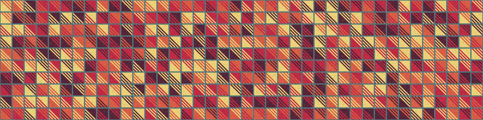 Abstract Geometric Pattern generative computational art illustration