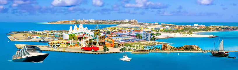 Aruba - Dutch province Oranjestad - Caribbean Island.