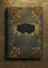 Fantasy old book cover