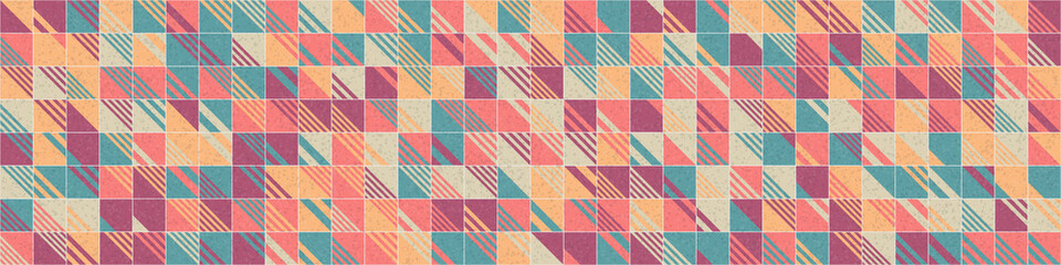 Abstract Geometric Pattern generative computational art illustration