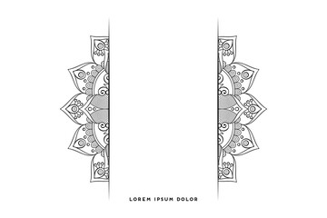 Dreamy wallpaper with mandala pattern