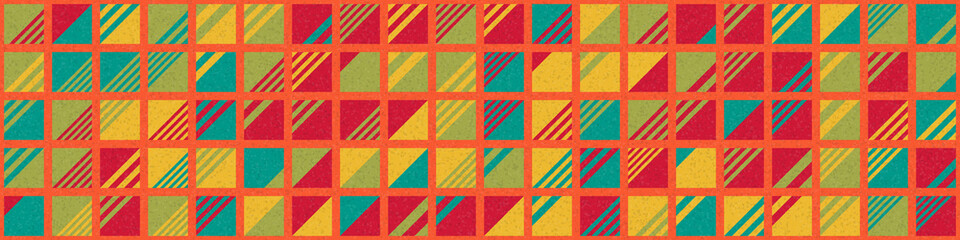 Abstract Geometric Pattern generative computational art illustration