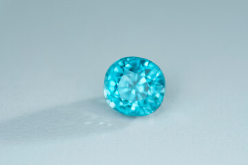 Genuine, natural mined, bright electric neon blue lagoon color, cushion bullet faceted, heated...