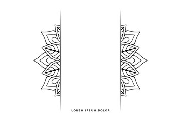 Dreamy wallpaper with mandala pattern