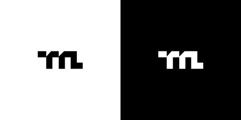Letter tm Icon Vector Logo Template