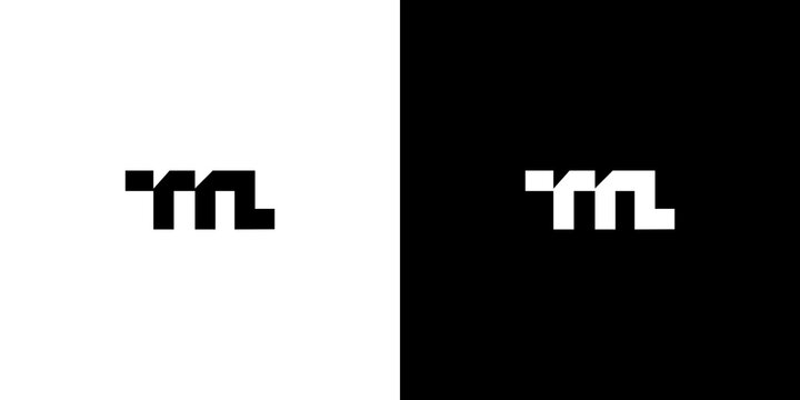 Letter tm Icon Vector Logo Template